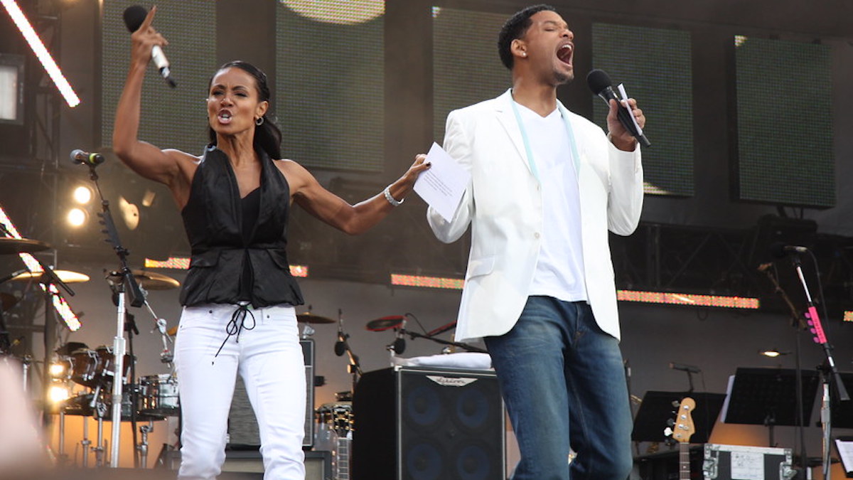 Will Smith e Jada Pinkett Smith nel 2008