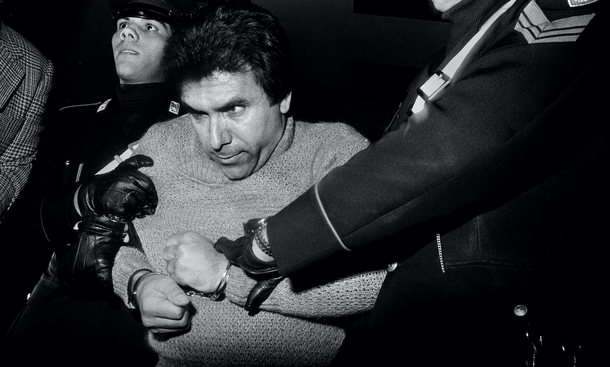 L’arresto del feroce boss mafioso Leoluca Bagarella. Palermo, 1979