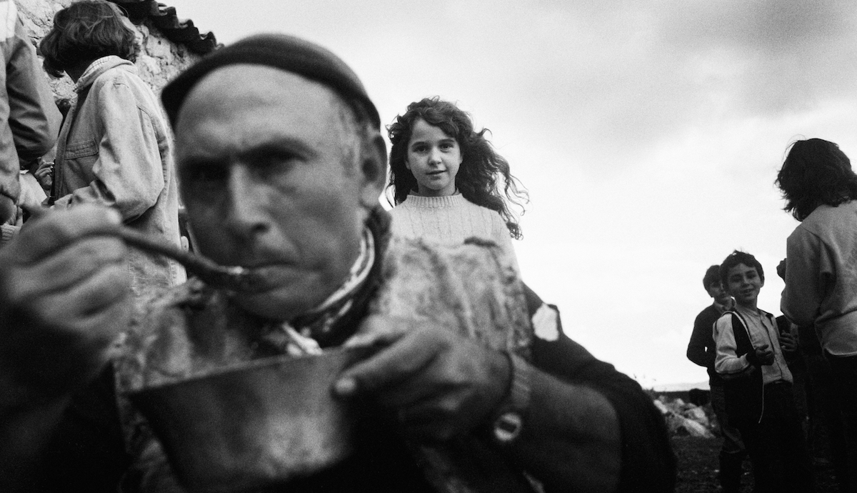 La bambina e il pecoraio. Baucina, 1986