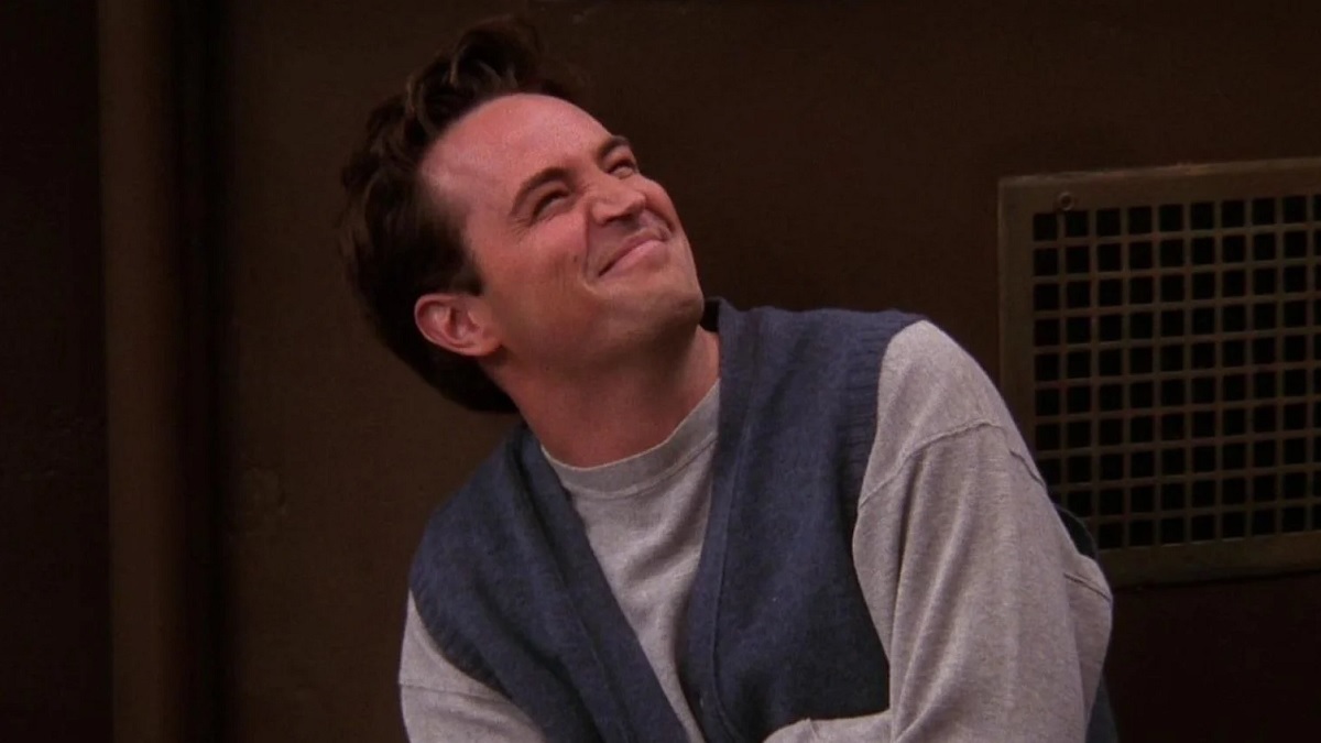 Matthew Perry nel ruolo di Chandler Bing in Friends