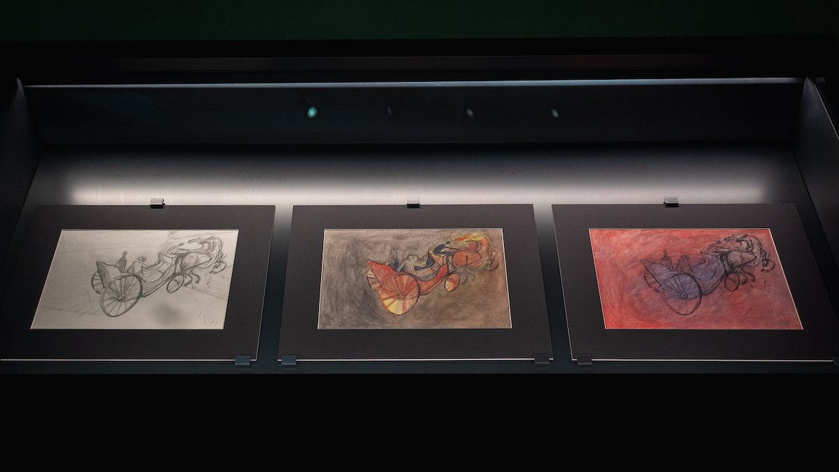 Alcuni disegni di Paolo Conte esposti alle Gallerie degli Uffizi