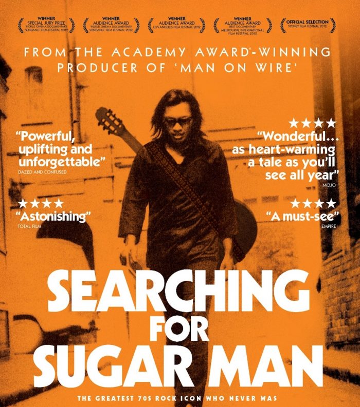 Lo locandina di Searching for Sugar Man, Oscar per il miglior documentario nel 2013 che racconta la straordinaria storia di Sixto Rodriguez