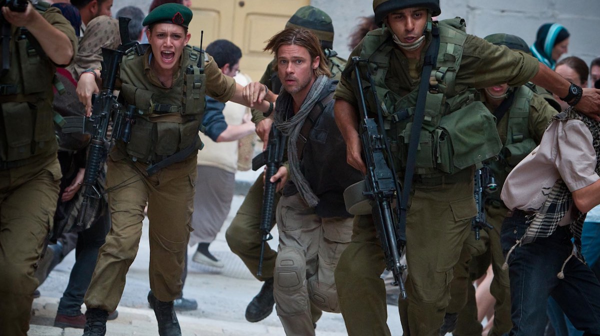 Brad Pitt in una scena di World War Z. David Fincher avrebbe dovuto dirigere il sequel