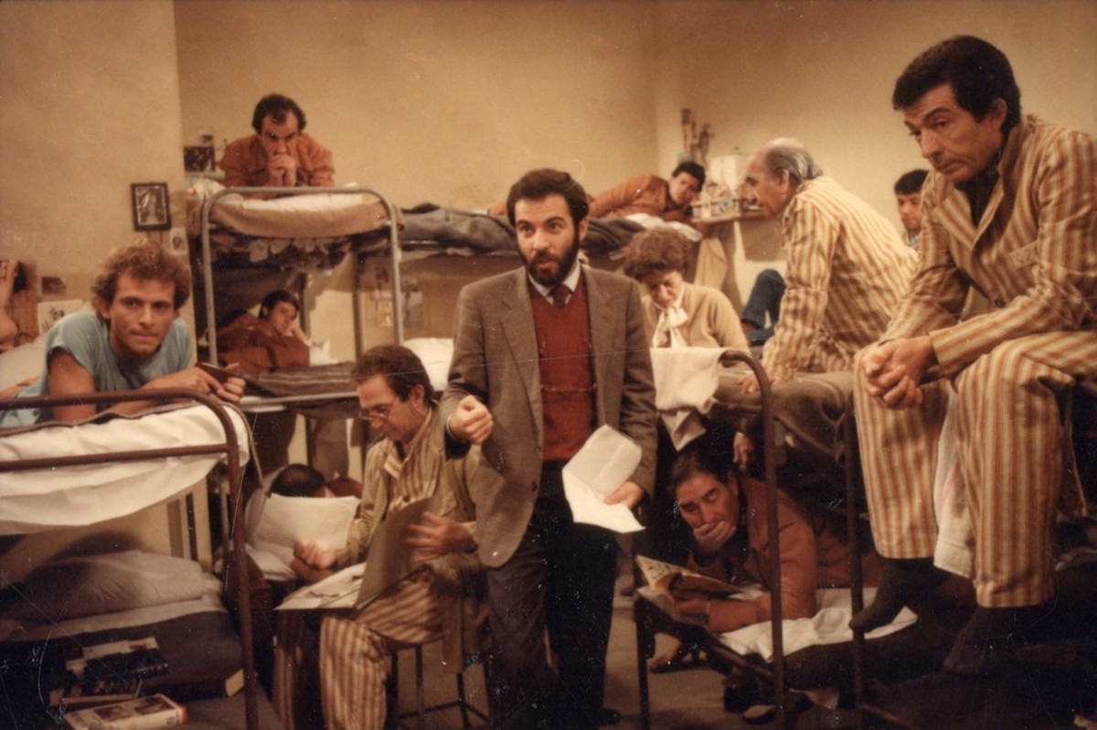 Giuseppe Tornatore sul set de Il Camorrista