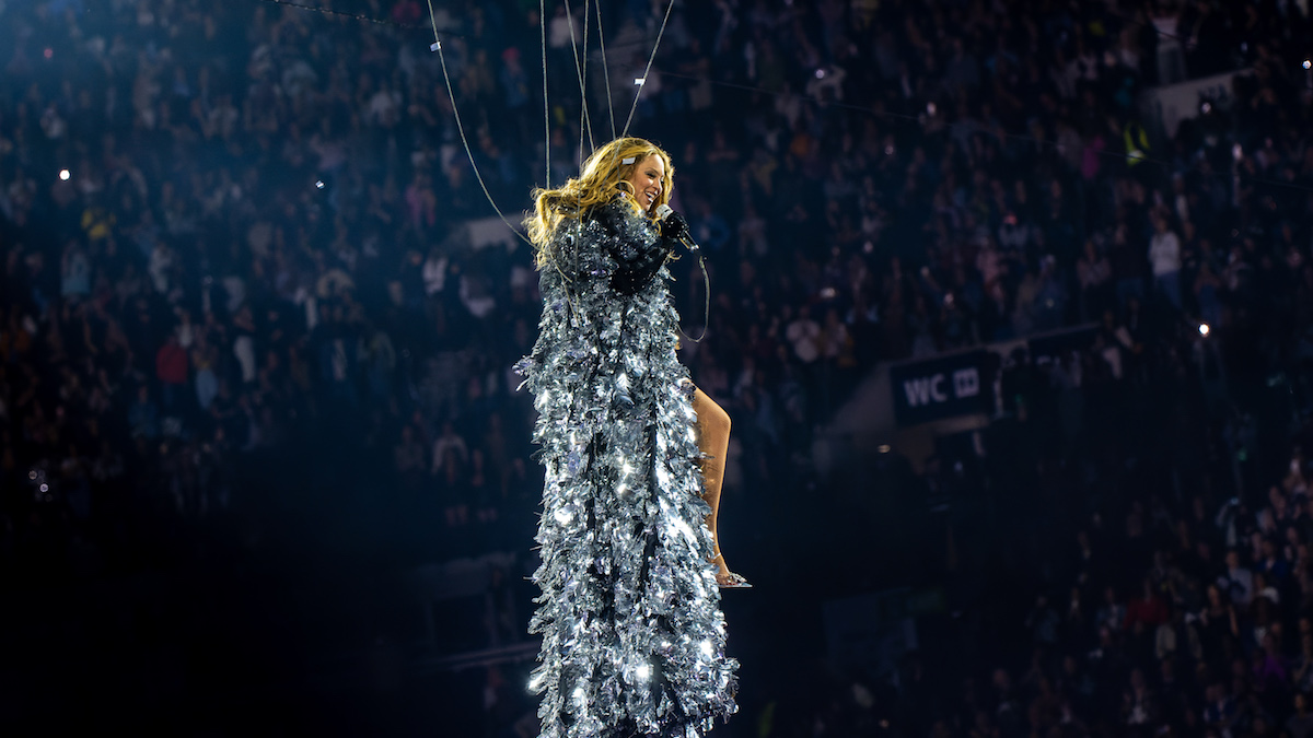 Un'immagine del concerto Renaissance di Beyoncé. Lo show è stato ripreso per Renaissance: A Film by Beyoncé