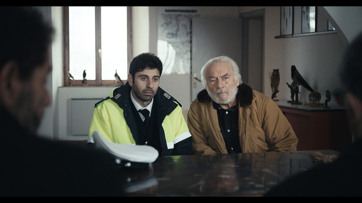 Giorgio Colangeli con Mirco Abbruzzetti in una scena di Castelrotto