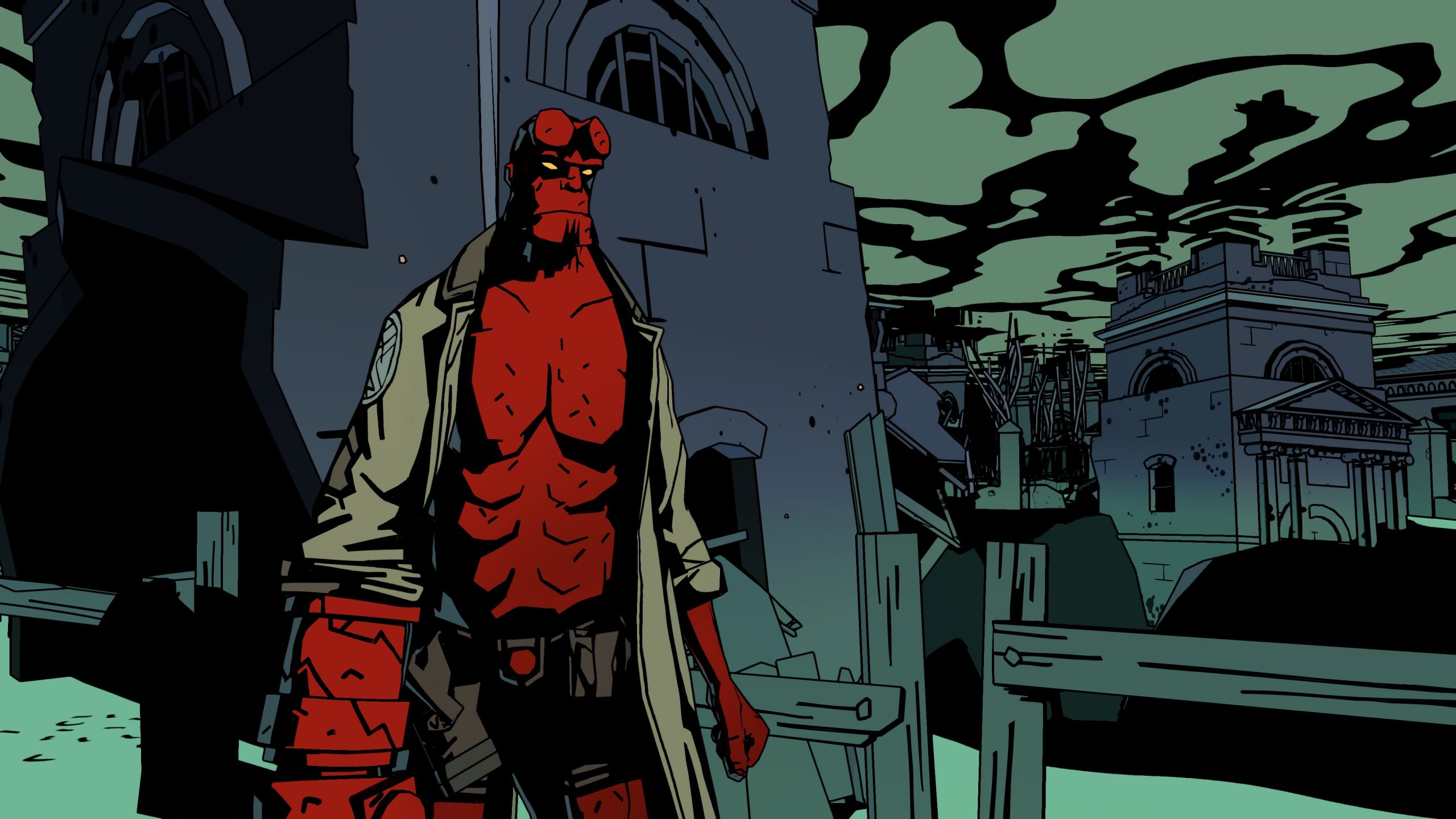 Una scena di Hellboy Web of Wyrd
