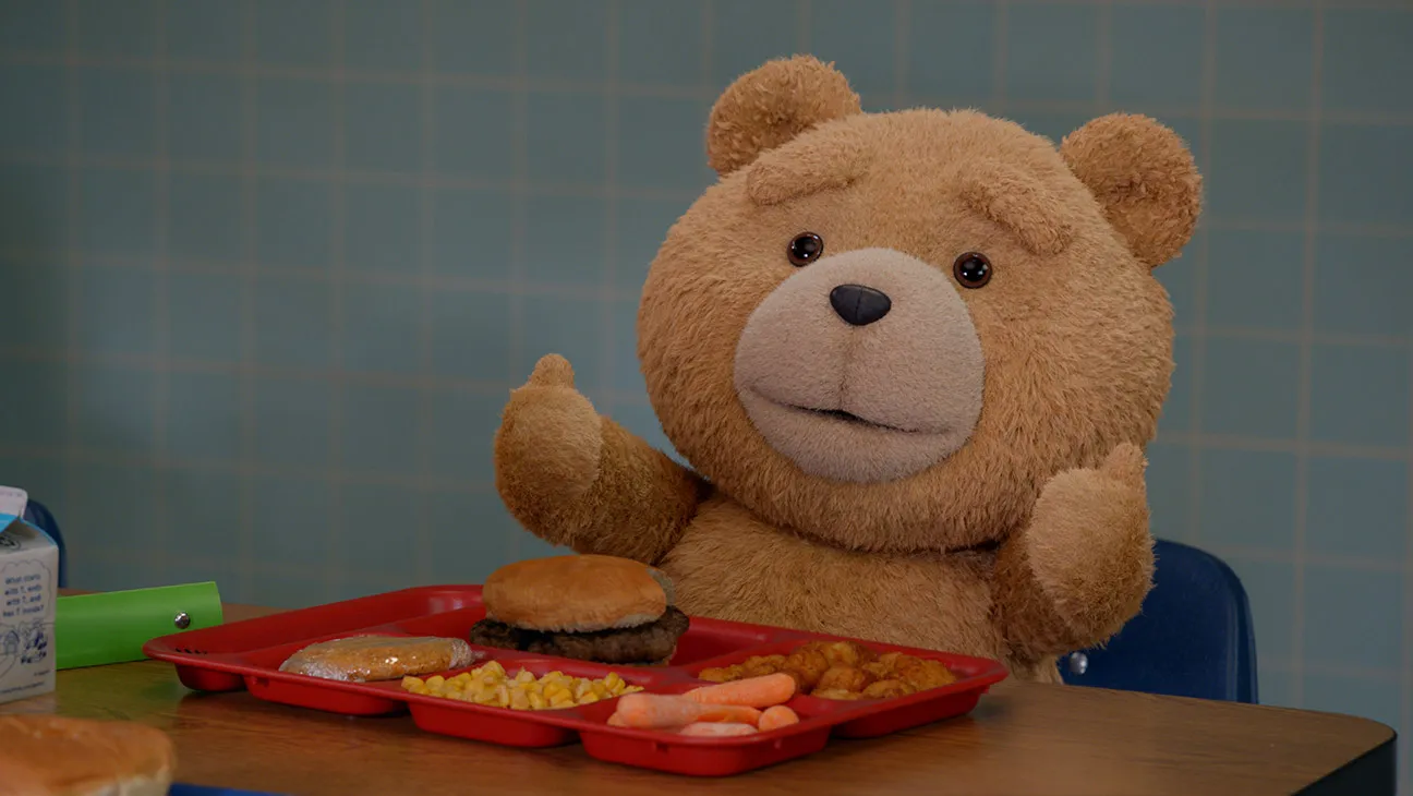Ted (doppiato da Seth MacFarlane) nella serie prequel