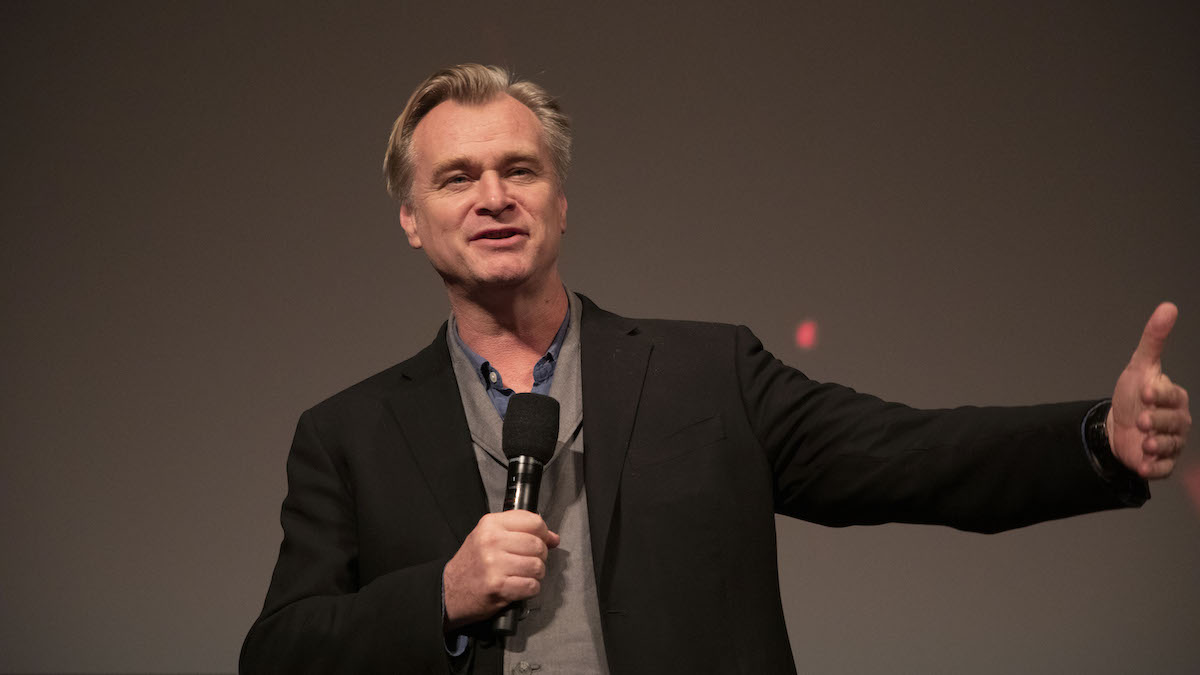 Christopher Nolan al Linwood Dunn Theatre di Los Angeles