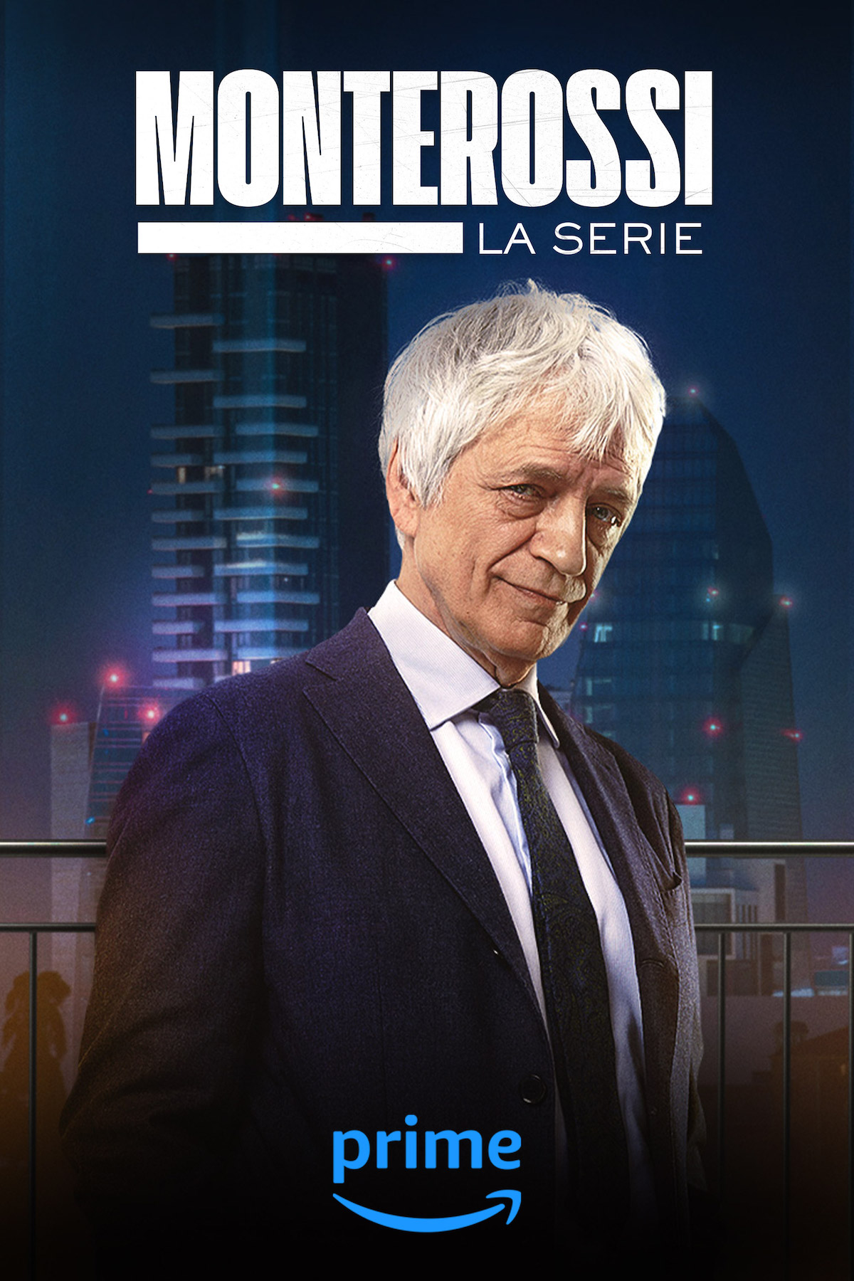 Il poster di Monterossi 2, la serie che vede come protagonista Fabrizio Bentivoglio