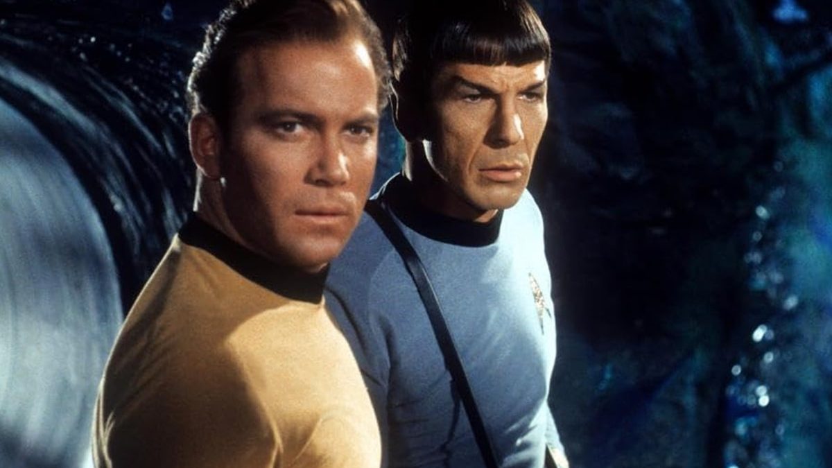 William Shatner e Leonard Nimoy in una scena di Star Tre. Stehpen Kandel è stato tra gli autori di alcuni episodi della serie