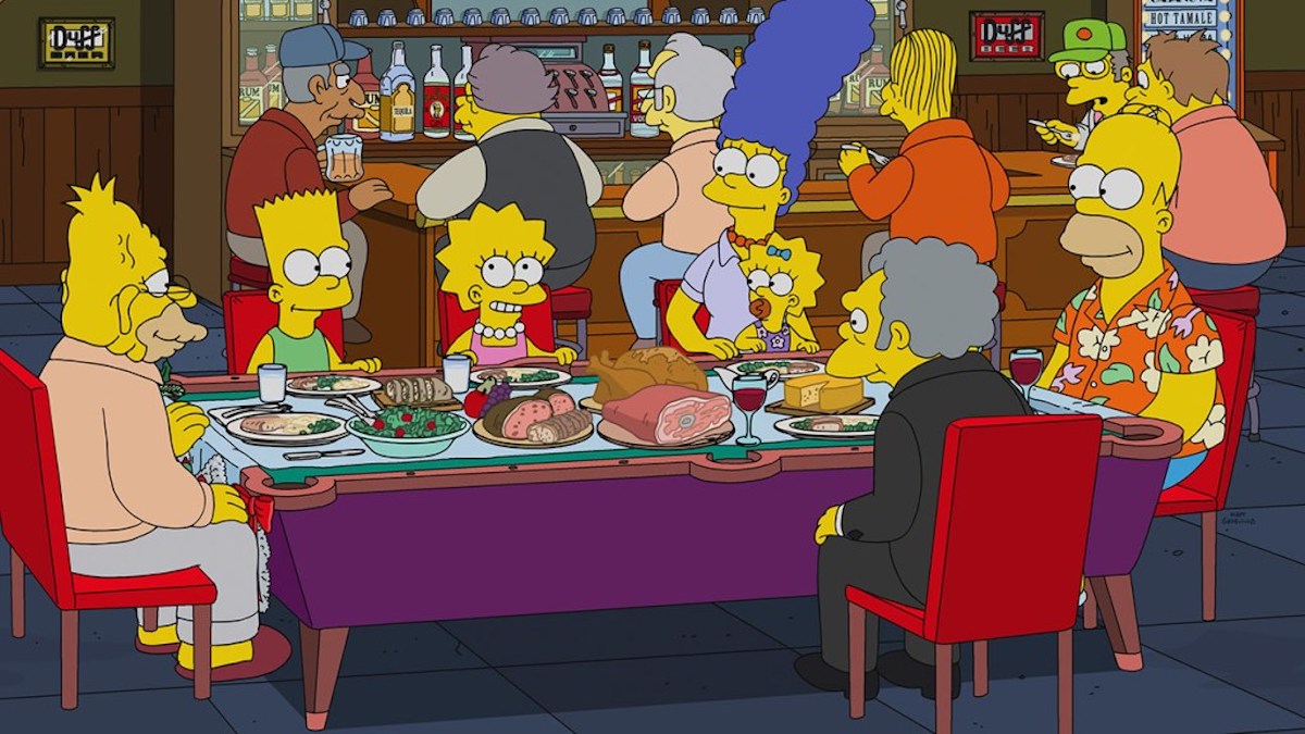 Una scena de I Simpson
