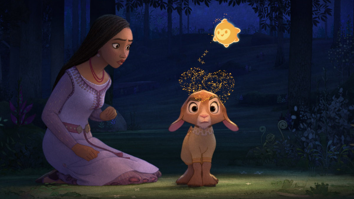 Un'immagine dal film Wish della Disney