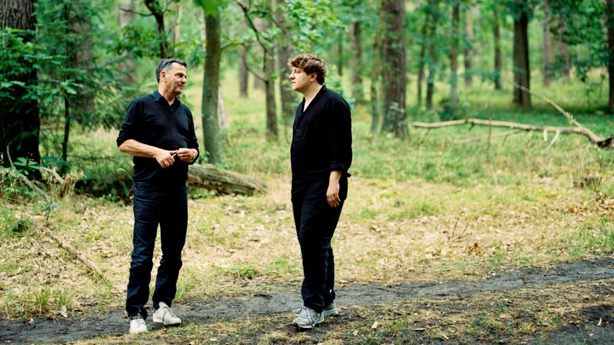 Thomas Schubert e Christian Petzold sul set de Il cielo brucia