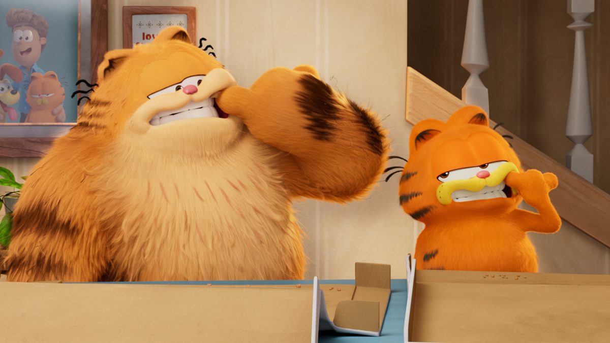 Una scena da Garfield