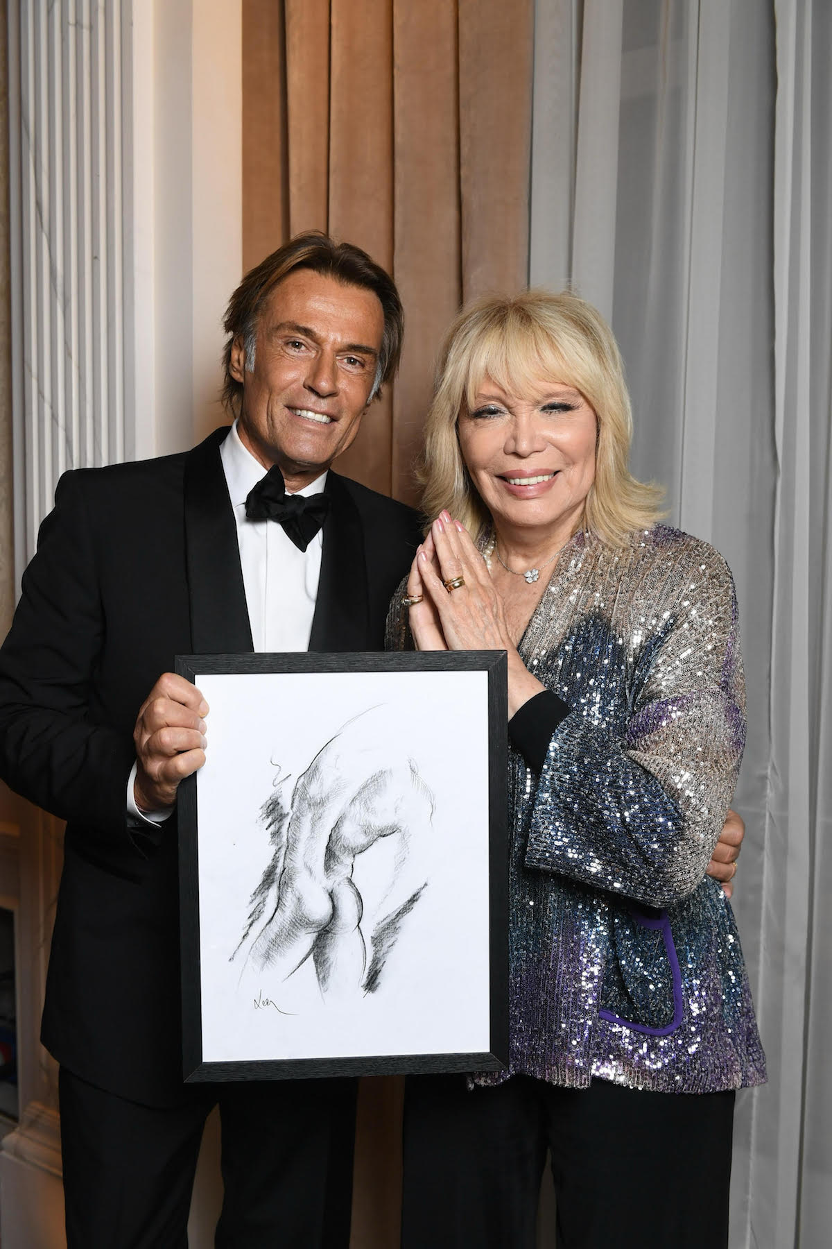 Piero Piazzi e Amanda Lear alla serata di To.Get.There