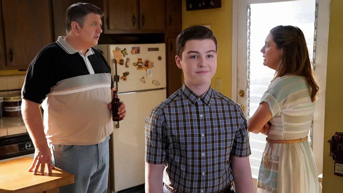 Una scena di Young Sheldon