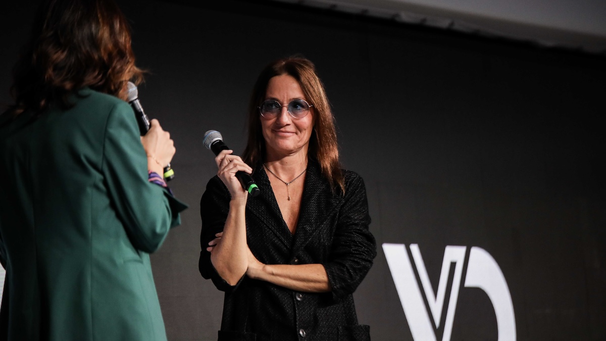 Maria Sole Tognazzi sul palco delle Giornate Professionali di Sorrento 2023