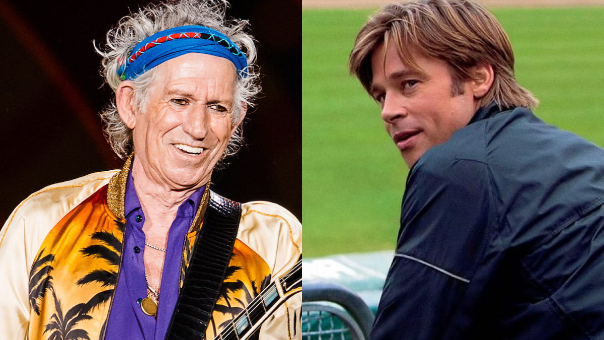 Keith Richards e Brad Pitt