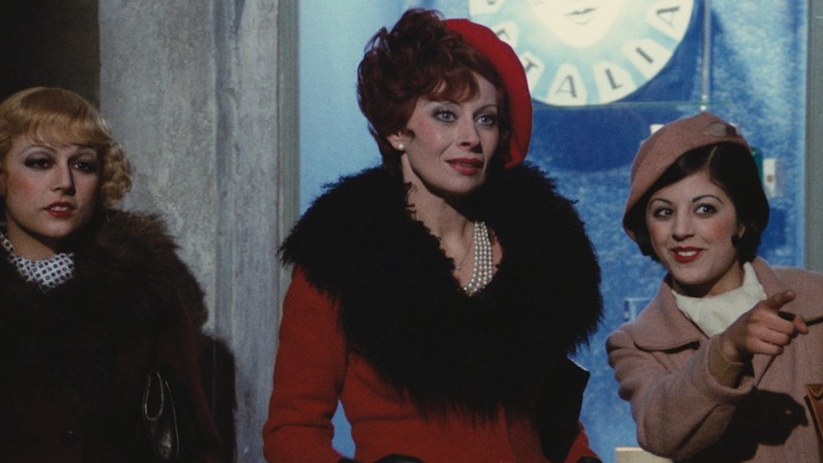 Una scena di Amarcord, di Federico Fellini (1973)