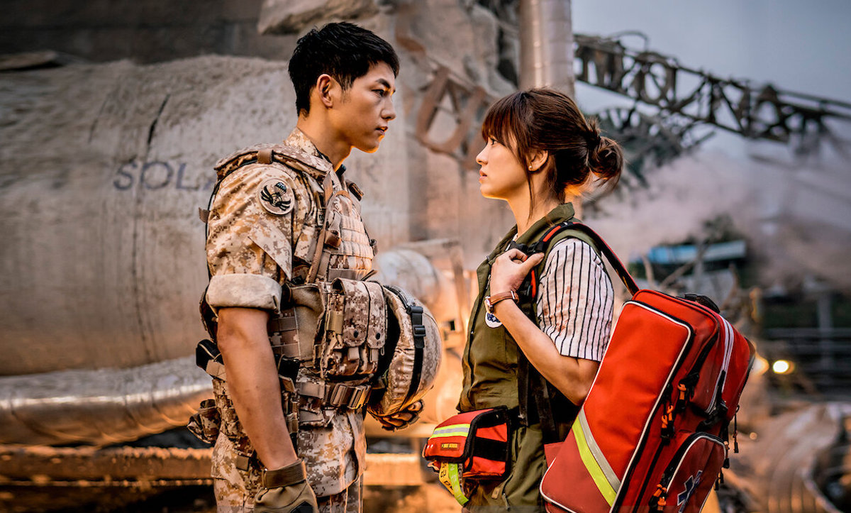 Una scena di Descendants of the Sun