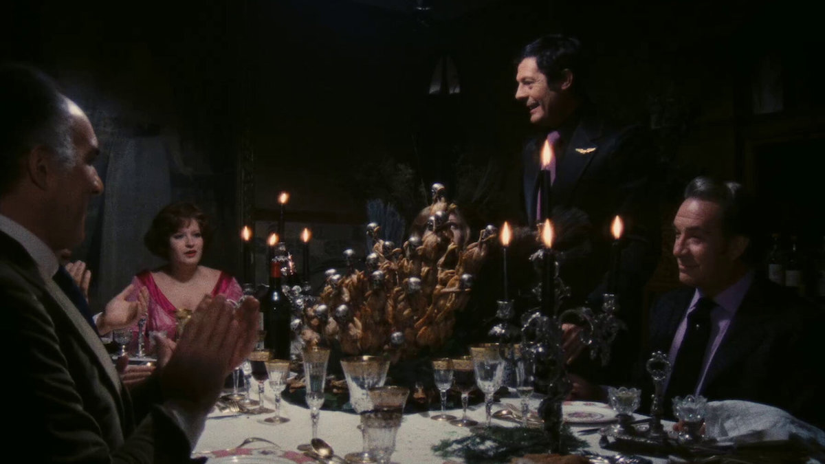 Una scena de La grande abbuffata (1973)