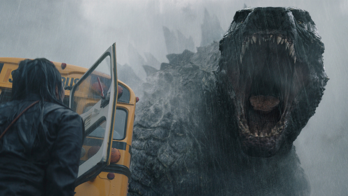 Godzilla in una scena di Monarch: Legacy of Monsters
