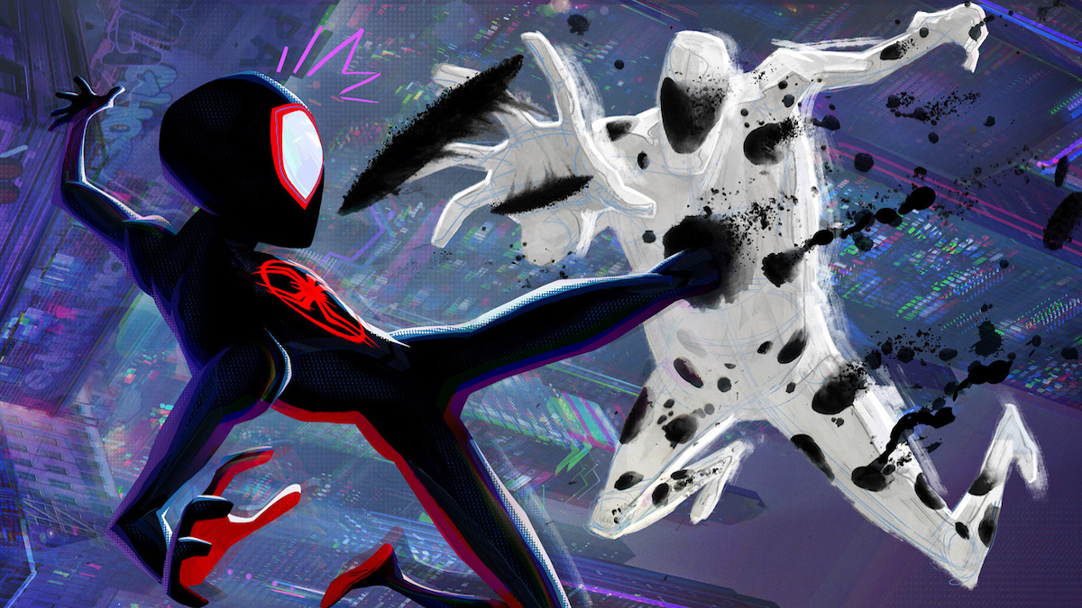 Una scena di Spider-Man: Across the Spider-Verse, possibile candidato Oscar