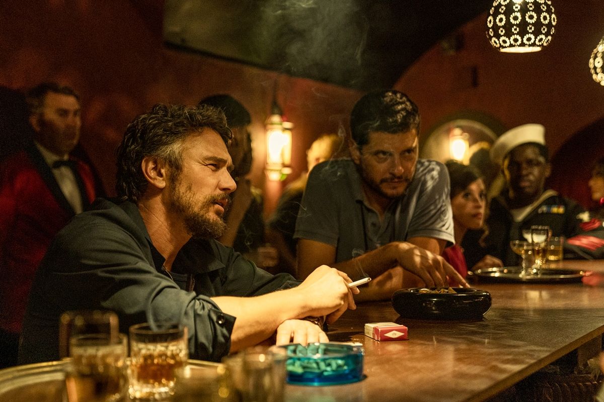 James Franco sul set di Hey Joe con il regista Claudio Giovannesi