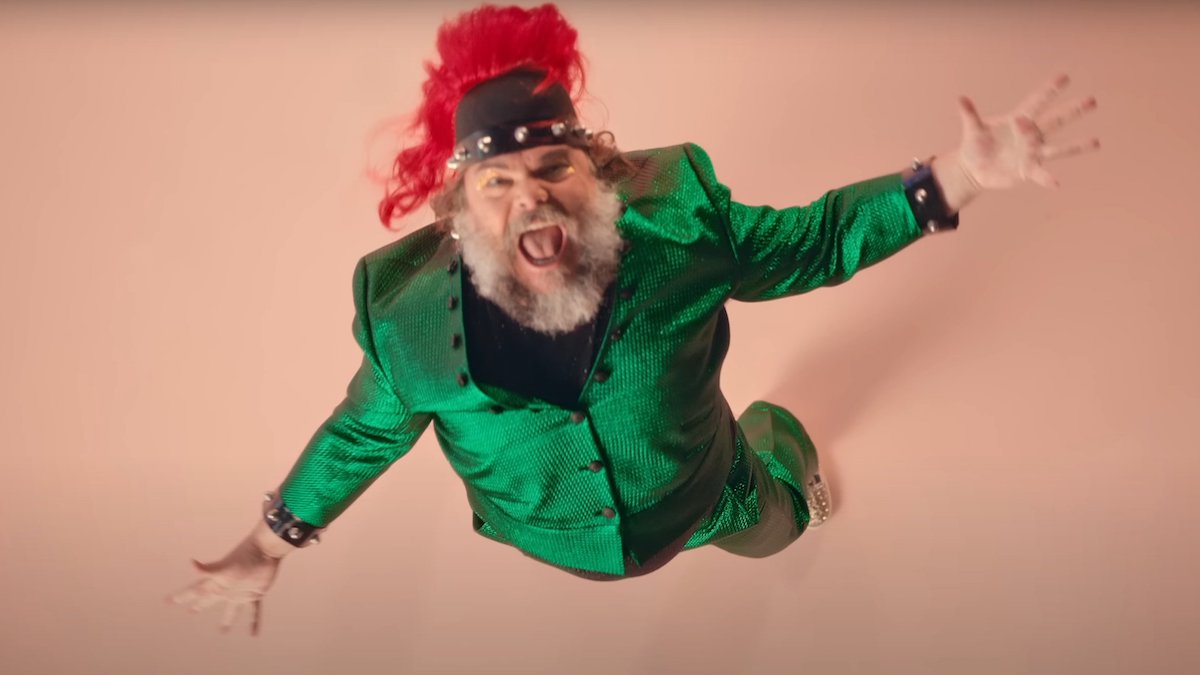 Jack Black nel video musicale di Peaches