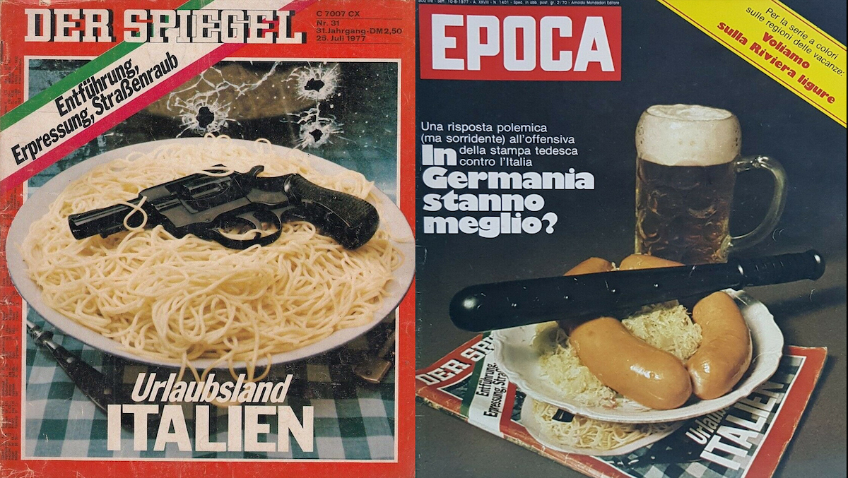 Vedi alla voce stereotipo: le copertine dello Spiegel e di Epoca nel 1977
