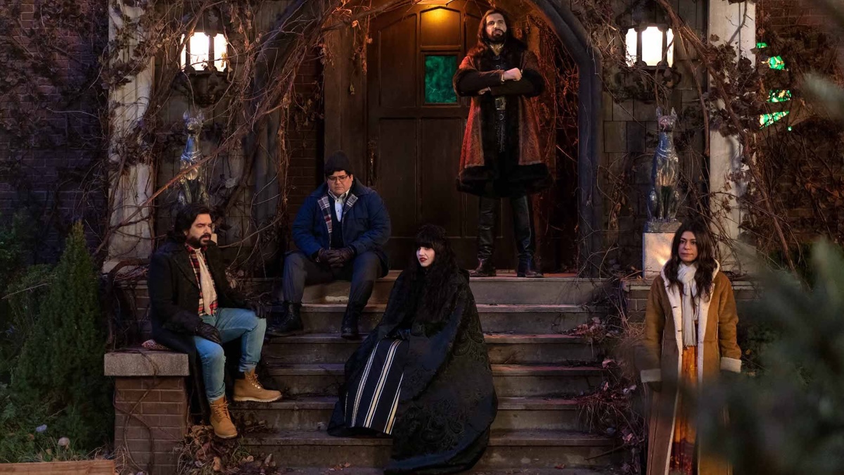 Una scena di What We Do in the Shadows