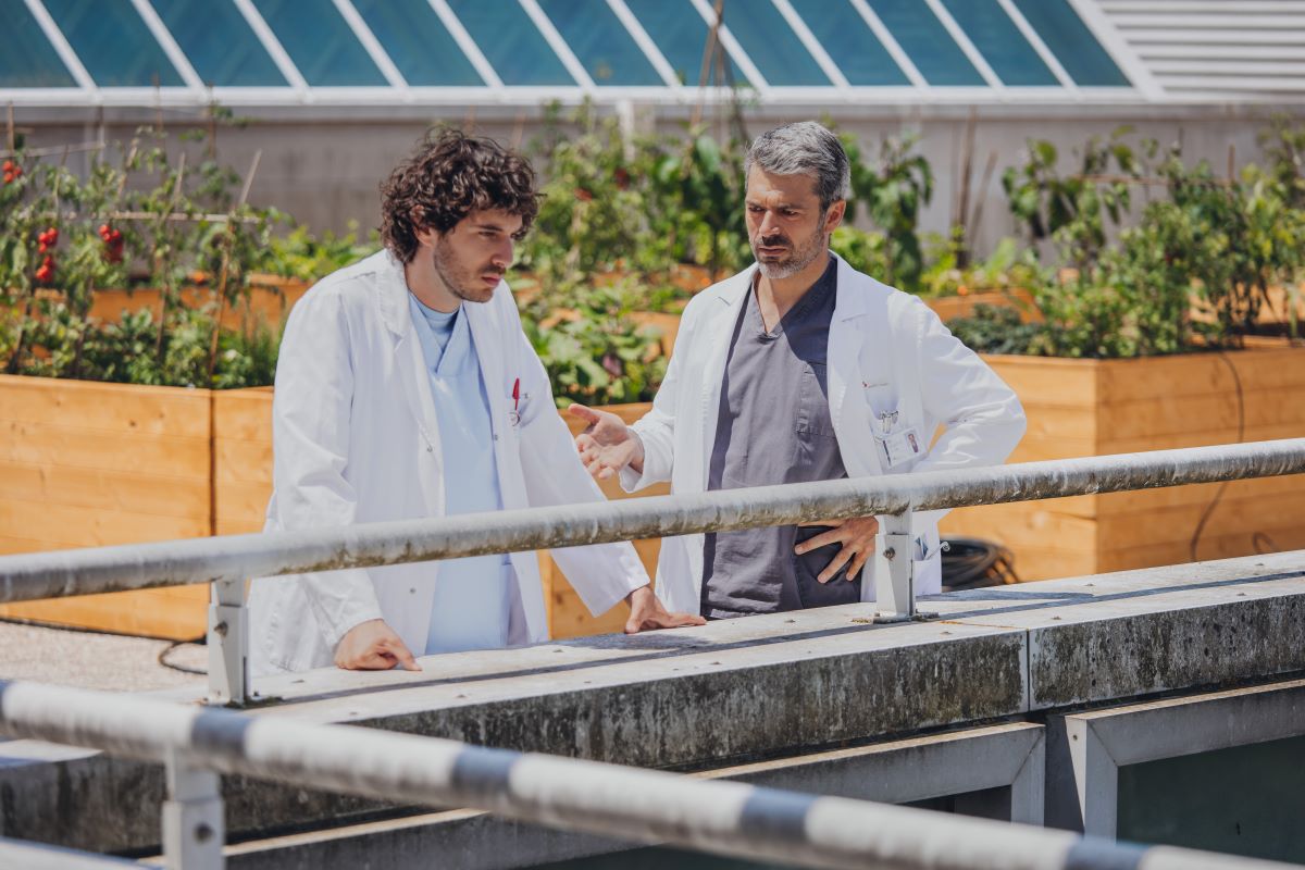 Pierpaolo Spollon e Luca Argentero in Doc 3 sono Riccardo Bonvegna e Andrea Fanti