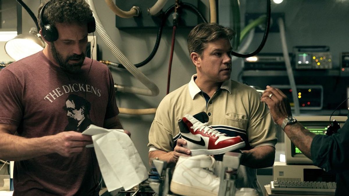 Ben Affleck e Matt Damon nel film Air