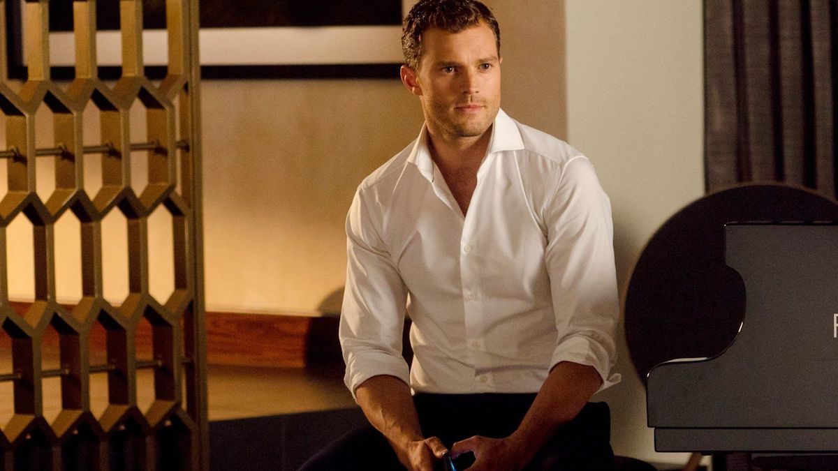 Jamie Dornan nella serie di film Cinquanta sfumature di grigio