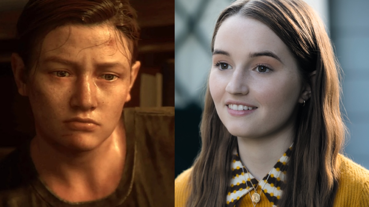 Da sinistra Abby nel videogioco di The Last of Us e Kaitlyn Dever in La rivincita delle sfigate