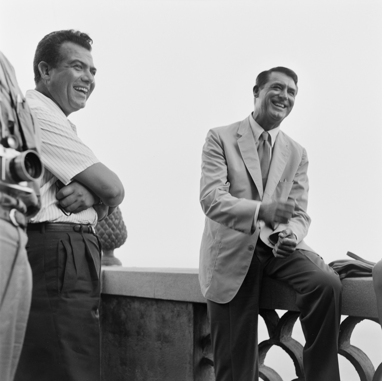 Giuseppe Quatriglio con Cary Grant a Taormina 