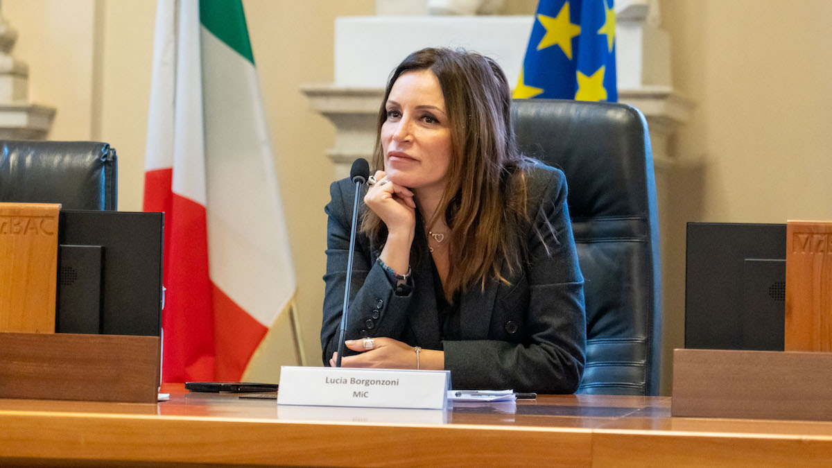 La sottosegretaria al Ministero della Cultura Lucia Borgonzoni