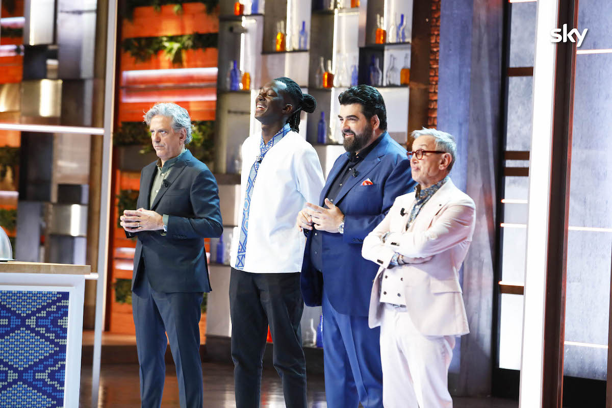 I giudici di Masterchef con Mory Sacko, vero colosso della cucina moderna