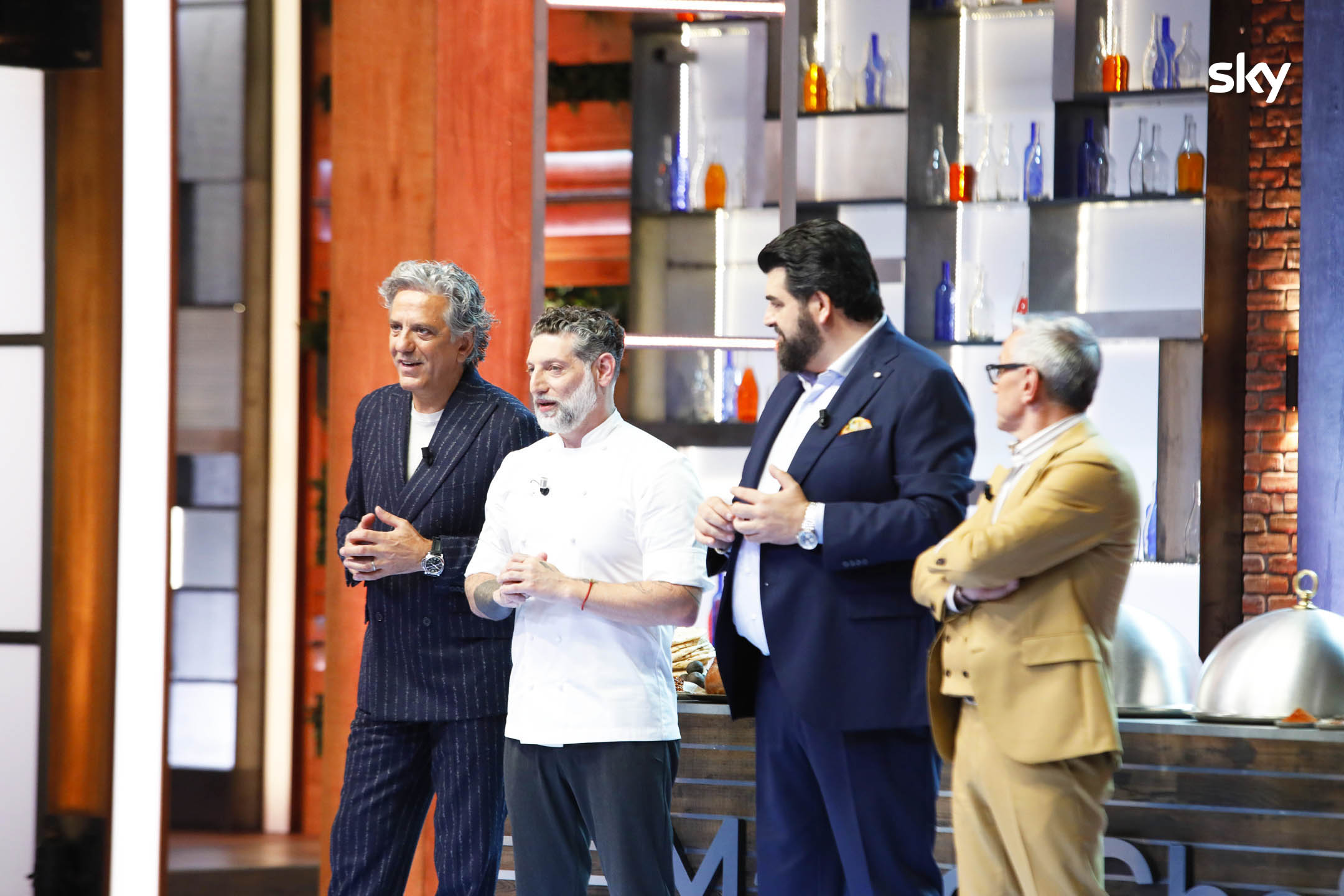 Giorgio Locatelli, Assaf Granit, Antonino Cannavacciuolo, Bruno Barbieri a Masterchef 13