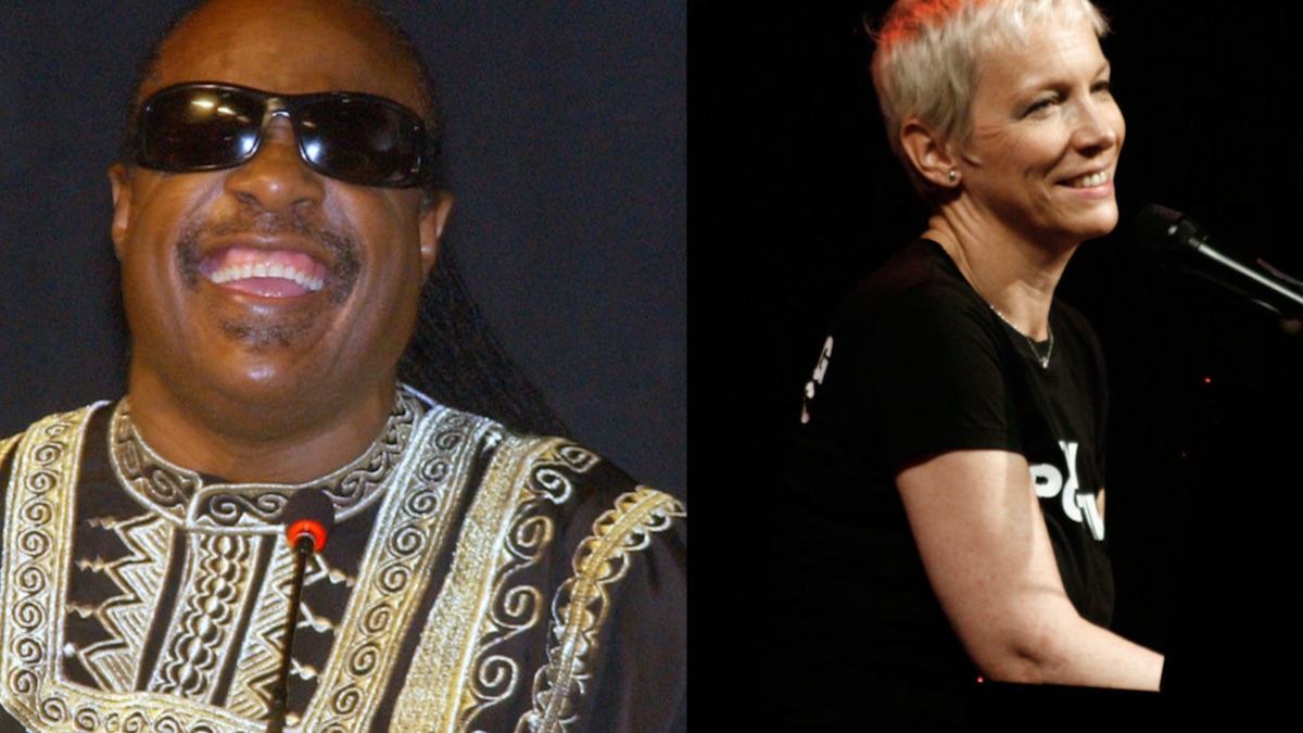 Stevie Wonder e Annie Lennox