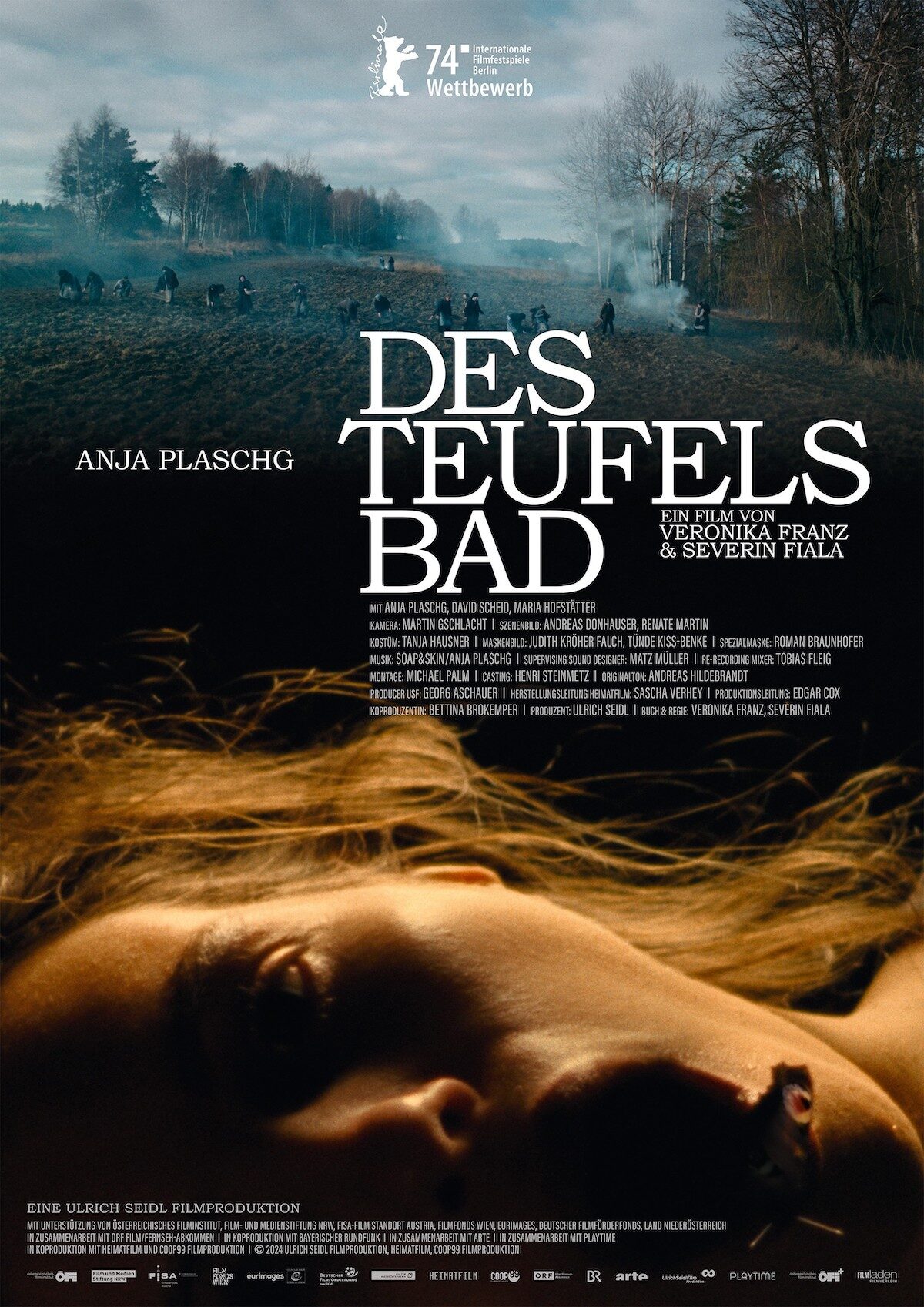 La locandina di The Devil's Bath (Dess Teufels Bad) di Veronika Franz e Severin Fiala, in concorso alla Berlinale
