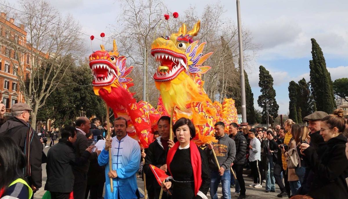 Il capodanno cinese a Roma, nel segno del drago