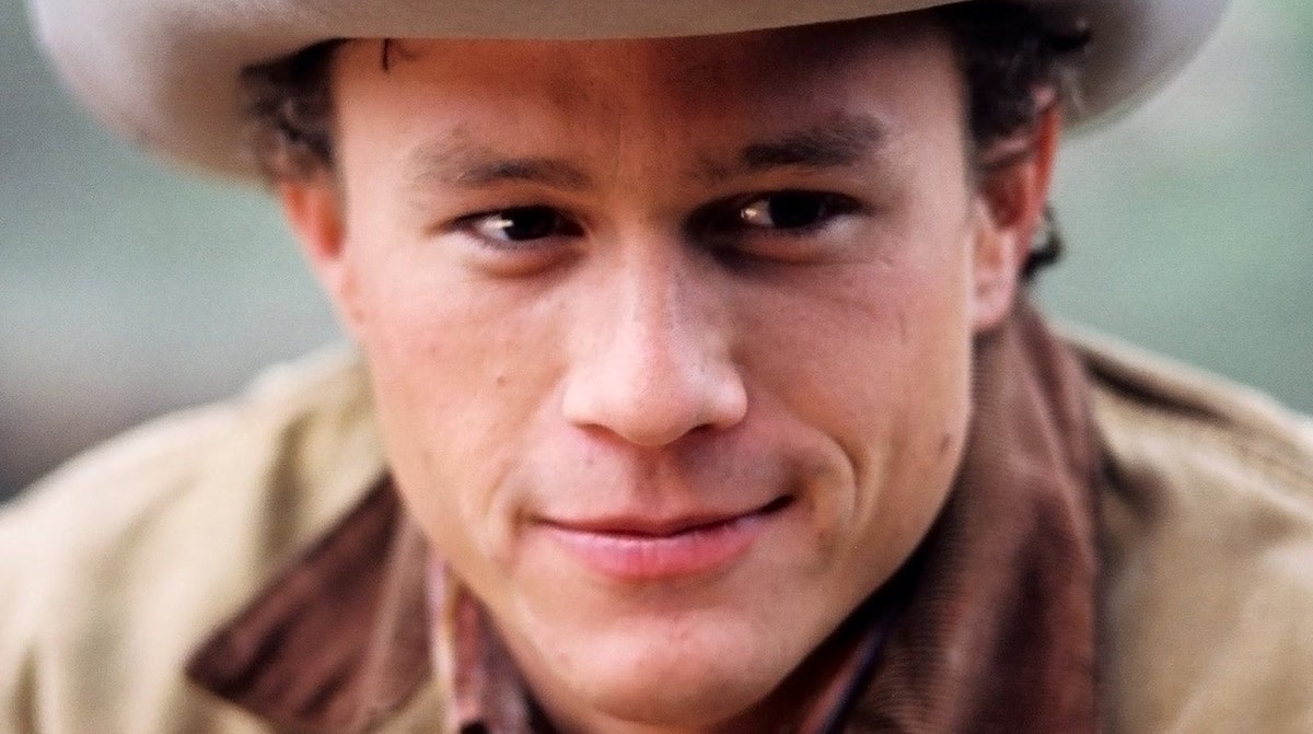 Heath Ledger in una scena di I segreti di Brokeback Mountain