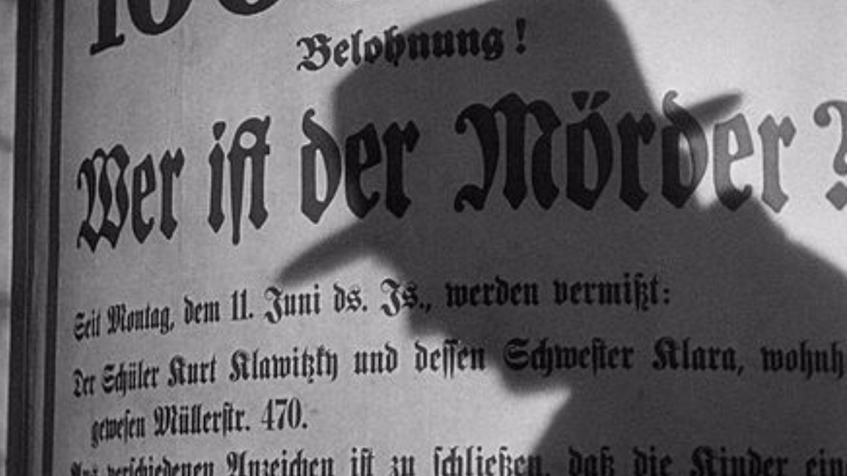 M - Il mostro di Düsseldorf (Fritz Lang, 1931)