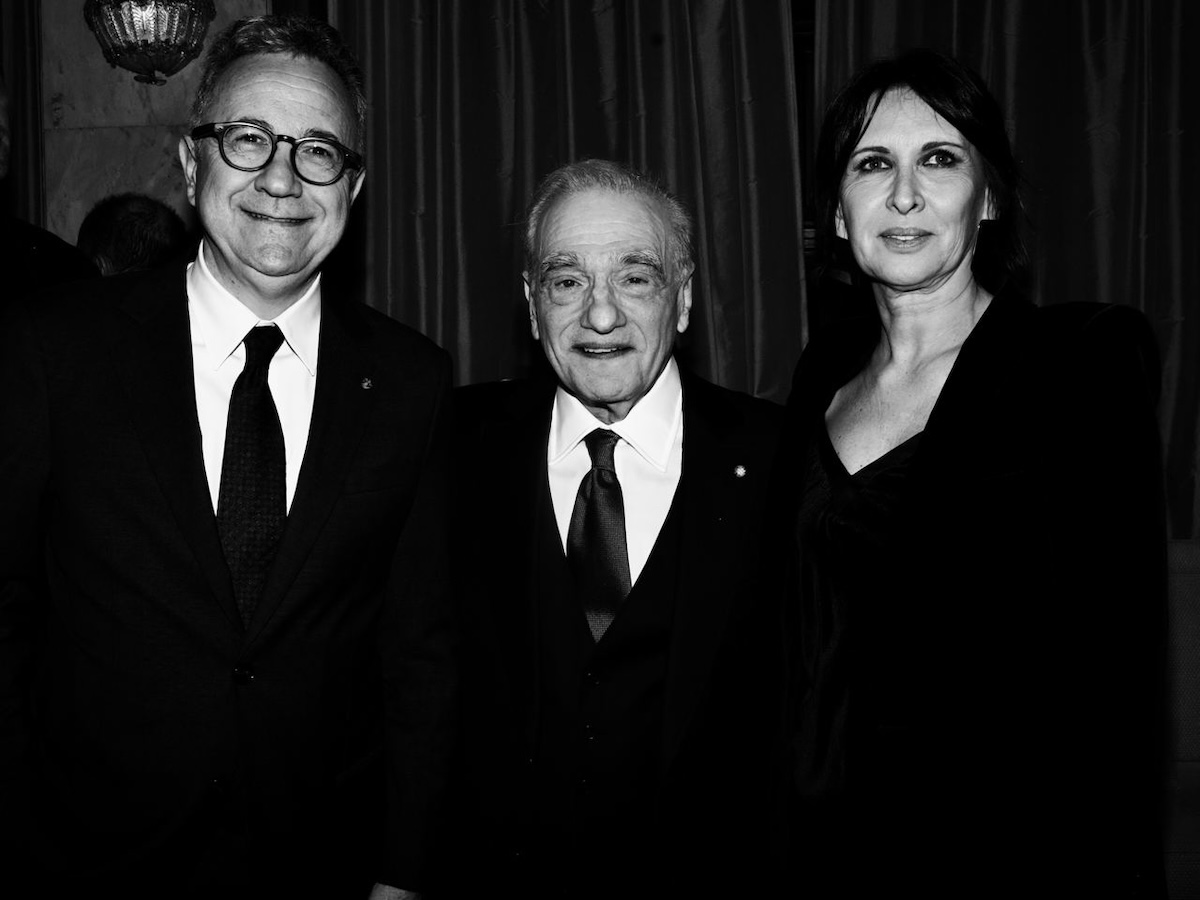 Raffaella Leone, Martin Scorsese e Paolo Del Brocco. Foto di François Abramovici