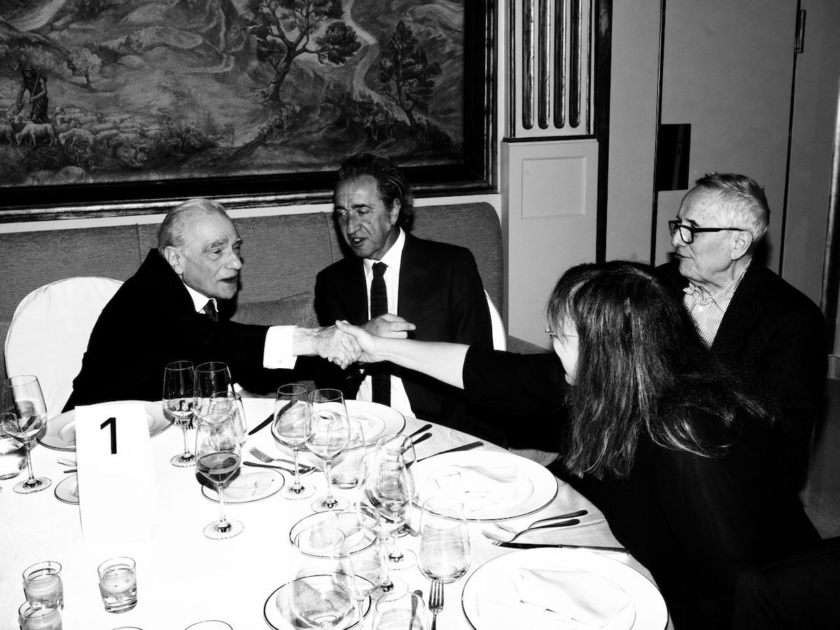 Martin Scorsese, Paolo Sorrentino, Marco Bellocchio e Francesca Calvelli. Foto di François Abramovici