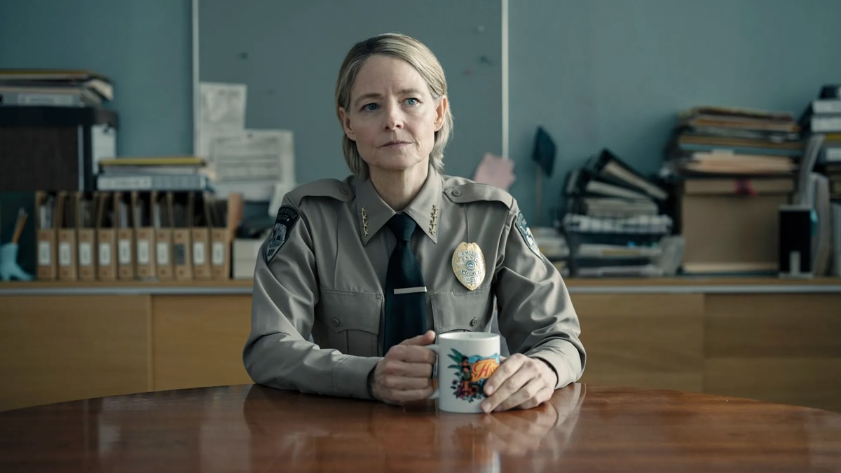 Jodie Foster in una scena di True Detective: Night Country