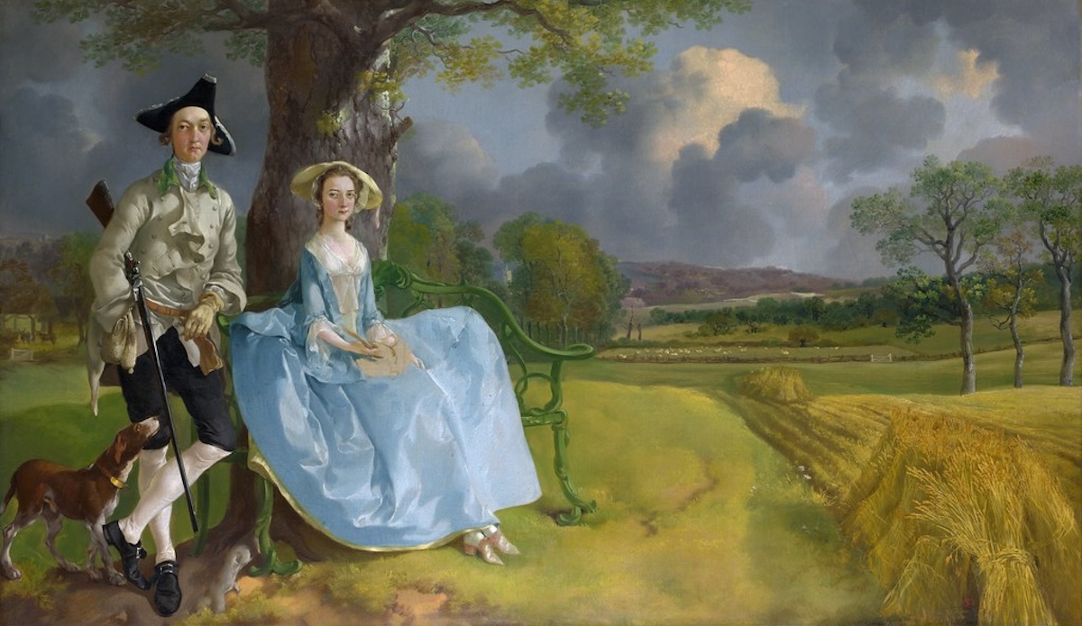 Mr e Mrs Andrews di Thomas Gainsborough