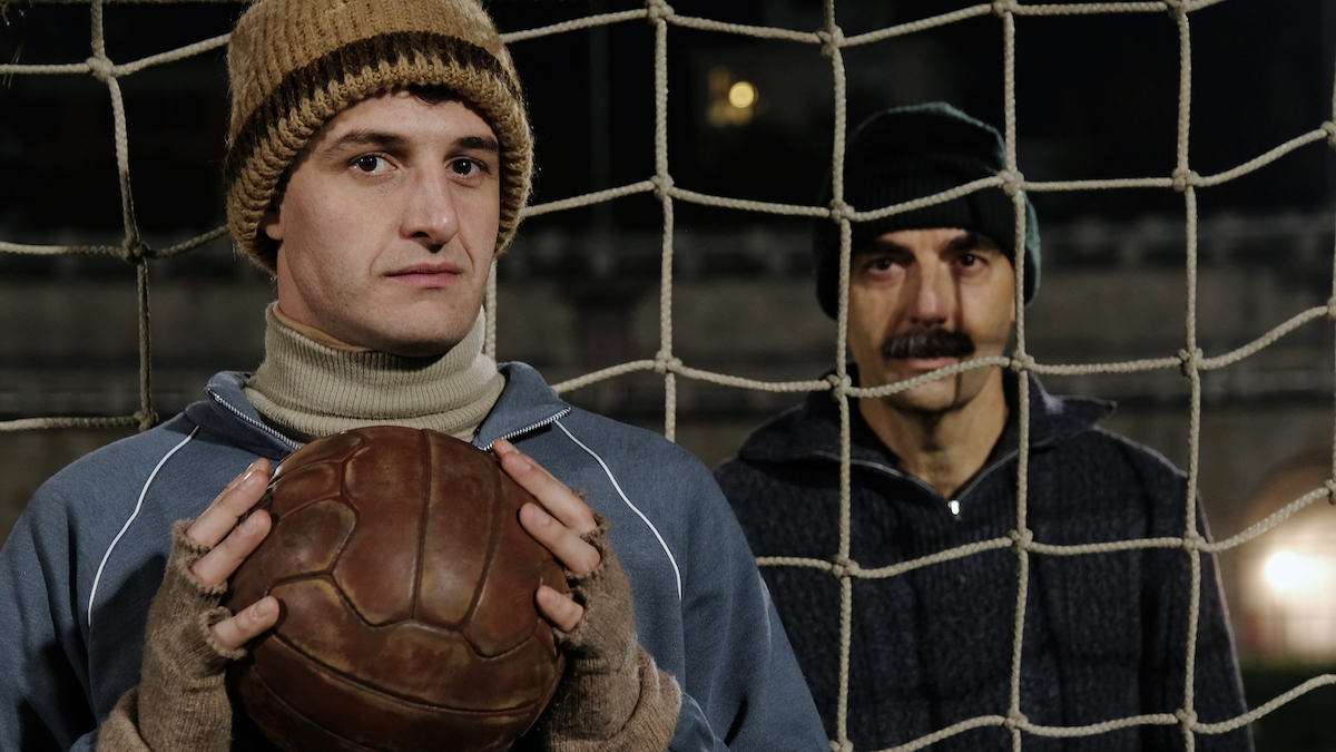 Alberto Paradossi e Neri Marcorè sul set di Zamora